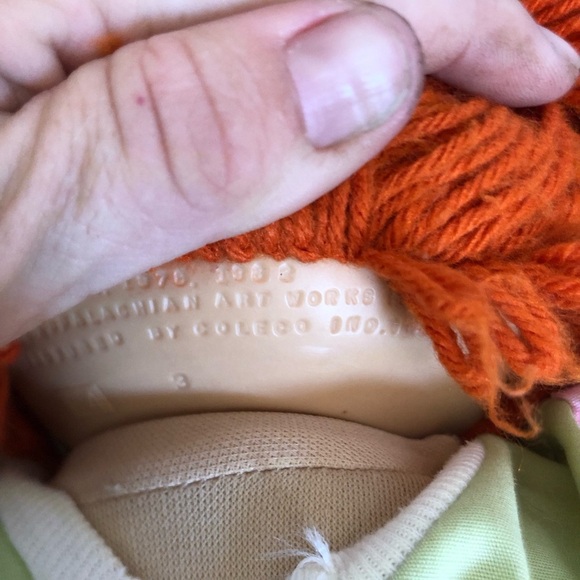 1980s Cabbage Patch Kid with Faux Fur Jacket - Picture 7 of 12